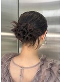 結婚式お呼ばれヘア/カチモリヘア