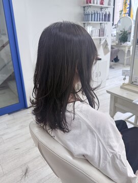 アルターシェリー(aL-ter che'rie) レイヤーカット アプリコットオレンジ/夏/ハイライトカラー新籾