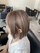 インテグリ オオタ(INTEGRI oota)&nbsp;グレージュ/顔まわり小レイヤーボブ