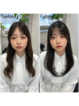 エトワ 新宿(ETOWA) ２０代３０代４０代◎髪質改善韓国似合わせ小顔カット