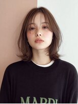 ミー 岡崎(mii)&nbsp;外はねレイヤーボブ×ブラウンーベージュ[岡崎.北岡崎]