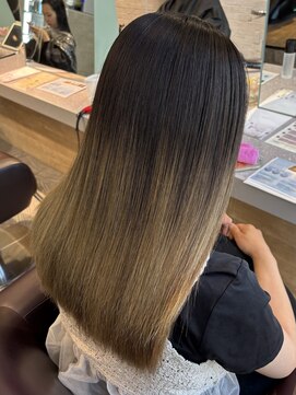 髪質改善ストレート
