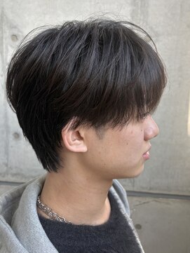 オーシャントーキョー ホワイト 原宿(OCEAN TOKYO WHITE) 暗めカラーニュアンスセンターパートシースルーマッシュ