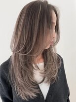 ヘアーサロングランデ(HAIR SALON GRANDE)&nbsp;ハイライトカラーミルクティーベージュレイヤーカット