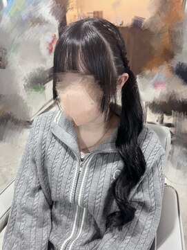 アイビー 新宿(IVY) 編み込みサイドポニー
