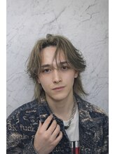 オム ブランシェ(HOMME BLANCHE’)&nbsp;【KAZUKI】フェザー×ブリーチ×ローライト