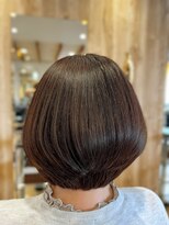 ヘアスール 青木島店(HAIR SOEUR)&nbsp;丸みのある大人可愛いボブスタイル