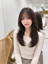 カミトトノウ&nbsp;【池田】透け感ヘーゼルベージュ×大人ハッシュレイヤー