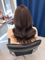 フィゼル 梅田茶屋町(fizelle)&nbsp;ショコラグレージュのゆるふわ愛されロング