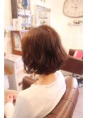 ふんわりパーマ。。。