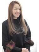 【Nouvelle Vague】アッシュ系カラーのナチュラルストレート☆