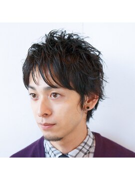 エスアンドエフ美容室 松富店(S&F) メンズ大人束感ショート