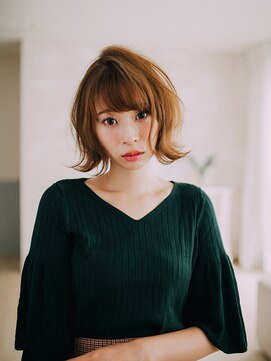 フローラビューティーヘアー(Flora Beauty Hair) 外ハネガーリーボブ/20代/30代/40代/50代/岡山/表町