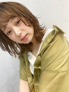 キー(kii) シースルーバングでつくるボブウルフ