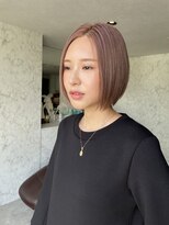 ウィクシー(wixy)&nbsp;女度を引き上げるピンクベージュ×タイトボブ
