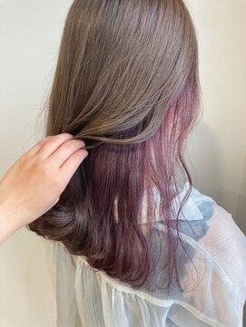 スティル ヘアアンドアイラッシュ(STILL hair&eyelash) 【STILLが叶える・・】ピンクインナーカラー