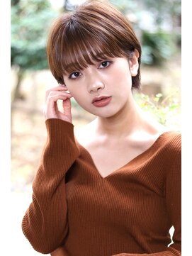 リノ 吉祥寺(Lino kichijoji) 丸顔さんでもトライしやすい♪女っぽハンサムショート