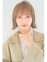 ガリカ 横浜(Gallica) ハイトーンミルクティーベージュ/グレージュ/ボブ/ロブヘア