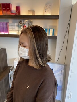 グランドール リュクス(Grandoll Luxe) フェイスフレーミング×ミルクティーベージュ