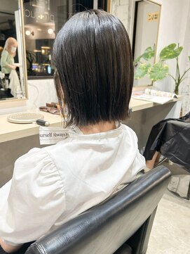 レトン 銀座(leton) 顎下ボブ/切りっぱなしボブ/前下がりボブ［東銀座/銀座］