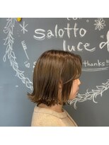 サロットルーチェ(salotto luce)&nbsp;シンプルイズベストの外ハネボブ