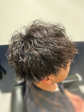 リバティシェアバーバー 銀座2nd(LIBERTY SHARE BARBER) マッシュ×ソフトツイストスパイラル
