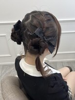リボンでガーリーさんに♪くらげヘア＊新井