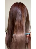 アズール 草加(azule)&nbsp;ブリーチ毛でも艶髪♪髪質改善カラー ピンク[草加／草加駅東口]