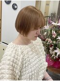 【立町メアリーバイメリー】☆ボブ×ペールベージュ×ブリーチ☆