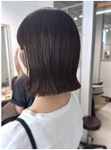 切りっぱなしボブ　オン眉　前髪　【博多】