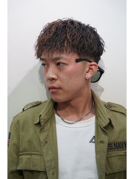 クロムトウキョウ ザ バーバー ネオン 新宿店(CHROM TOKYO the Barber ne/on) ショートマッシュ×ツイストスパイラル