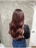 エクステでレッドバイオレット