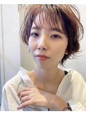 エアリーマッシュショート★グレージュ