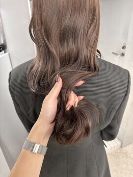 ペレ 梅田(PELE) 前髪/アンブレラカラー/こなれミディ/イメチェン/ウェーブパーマ