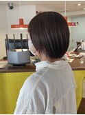 石橋/酸性ストレート/くせ広がり白髪のお悩み解決/ショートボブ
