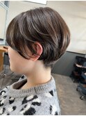 刈り上げショートボブ