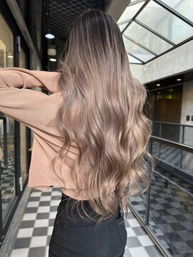 ルーフアクト(LUFE act) ピンクベージュバレイヤージュ