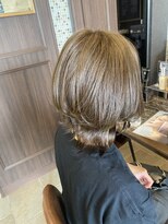 ラフィージュジャパン(RAFFIGE JAPAN) 春先取りオリーブカラー×レイヤーカット