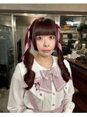 細め姫カット＊ツインテール