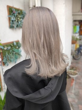 シャローム(SHALOM) 全頭ブリーチ　シルバーグレー