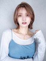 アルバム 池袋(ALBUM) くびれミディボブ韓国ヘアおくれ毛_F30959