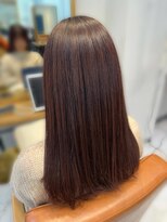 ユニ バイ マグ 長野店(Uni.by Mag)&nbsp;美髪♪髪質改善カラー大人可愛い艶髪ベージュ