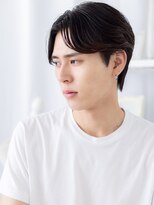 モッズヘア 越谷(mod's hair)&nbsp;チャコールグレー小顔コンマセンターパートa越谷20代30代40代