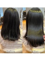 ノル(nol.) 黒髪でも柔らかな髪質改善ストレート