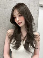 ノイズオオサカ 天王寺店(NOISM OSAKA)&nbsp;アッシュグレーレイヤーカットアッシュ20代30代40代韓国ヘア艶髪