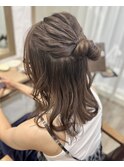 ミルクティーベージュダブルカラーインナーカラーケアブリーチ
