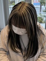 ビーシャンス(B.Chance)&nbsp;【コントラストカラー】アンブレラカラー+イヤリングカラー