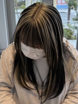 ビーシャンス(B.Chance) 【コントラストカラー】アンブレラカラー+イヤリングカラー