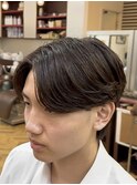 MEN’S HAIR/サーフカール/刈り上げセンターパート/柏駅