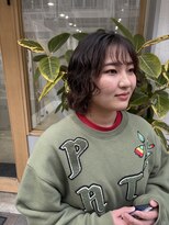 サンクチュアリ ウィズエデン 京橋店(Sanctuary with eden)&nbsp;レイヤーボブパーマ